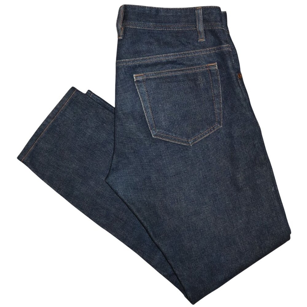 Todd Shelton Selvedge Lean 12oz Denim Blue Jeans 31x28 Made in USA Retail $265